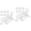 16Pièces Bases D'incubation Plastique Transparent 5