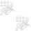 16Pièces Bases D'incubation Plastique Transparent 7