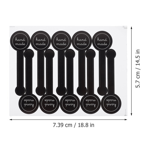 Étiquettes Adhésives Noires Pour DIY 2