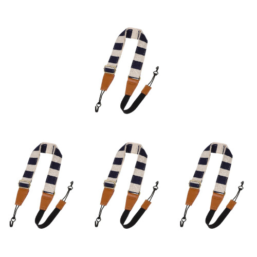 4Pièces Ukulélé Réglable Coton Et Cuir Durable 2
