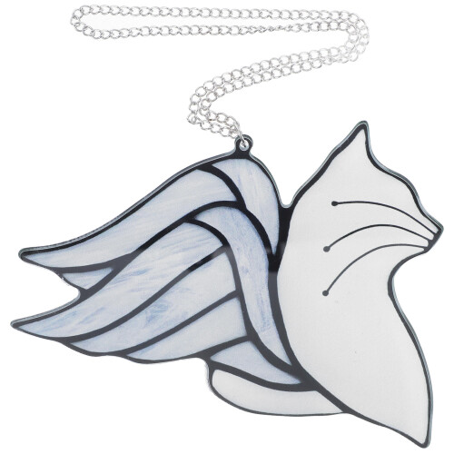 2Pièces Pendentif Chat Arc-En-Ciel Pour Fenêtre 1