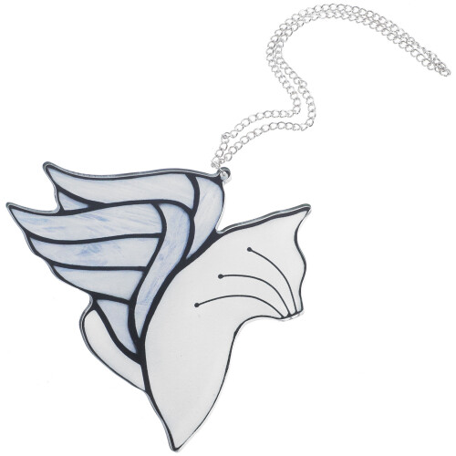 2Pièces Pendentif Chat Arc-En-Ciel Pour Fenêtre 2