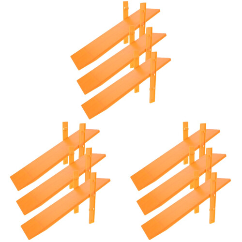 9Pièces Panneaux En Plastique Orange Pour Enseignants 1