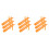 9Pièces Panneaux En Plastique Orange Pour Enseignants 3