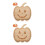 2Pièces Plateau Bois Kaki Pour Halloween 8