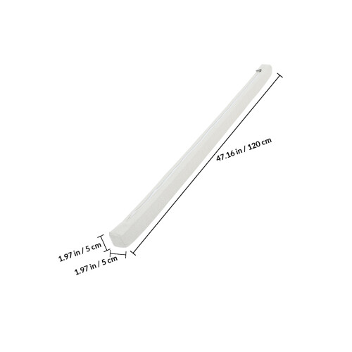 2Pièces Extenseur Tête De Lit En Mousse Textile 2