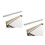 2Pièces Extenseur Tête De Lit En Mousse Textile 10