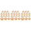 108Pièces Mini Chapeaux Tissés En Clair Accessoire Photo 5