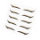 10Paires Eyeliner Pailleté Auto-Adhésif Pe Multiusage Multi 2