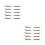 10Paires Eyeliner Pailleté Auto-Adhésif Pe Multiusage Multi 6