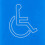 Handicapé Bleue Pour Toilettes 5