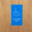 Handicapé Bleue Pour Toilettes 7
