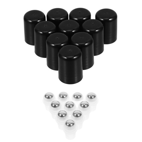 60Pièces Inserts Roller Ball Noir Durable Pour DIY 1