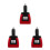3Pièces Inverseur Puissance Auto 12V À 220V Multi, Compact ABS 11