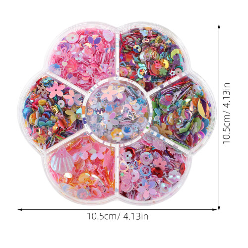 5Pièces Paillettes Colorées Pour Couture Décoration 2