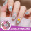 5Pièces Paillettes Colorées Pour Couture Décoration 6