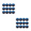 24Pcs Sky-Blue Billiard Chalk for Cues with Protective Box 6