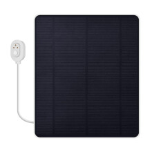 Painel Solar 5W para Câmera de Segurança com Cabo de Extensão IP65 À Prova D'Água para Câmera Arlo