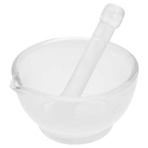4Ensembles Mortier En Verre Compact Pilon Pour Usage Laboratoire 2