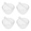 4Ensembles Mortier En Verre Compact Pilon Pour Usage Laboratoire 6