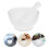 4Ensembles Mortier En Verre Compact Pilon Pour Usage Laboratoire 10