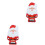2Pièces Pinata Rouge Forme Père Noël Décorations De 5