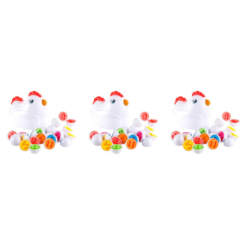 3Sets Kids Cognitive Matching Eggs Toy Colorful Number Learning Game 2