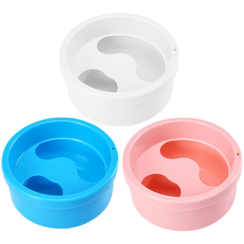 12Pièces Bols Ongles Plastique Mélangées 1