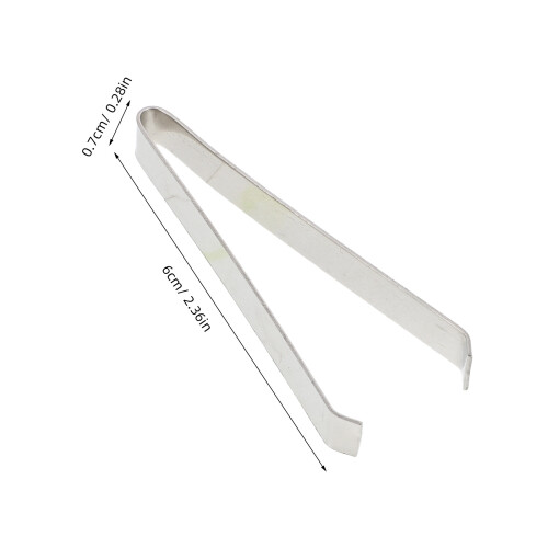 2Pièces Pinces Argentées Fine Artisanat Pour Pointe Stylo 1