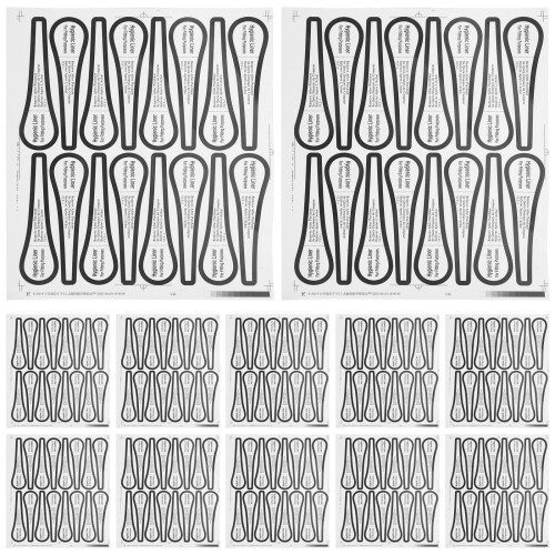 600Pièces Stickers De Protection Adhésifs Multicolores Pour Maillots 1