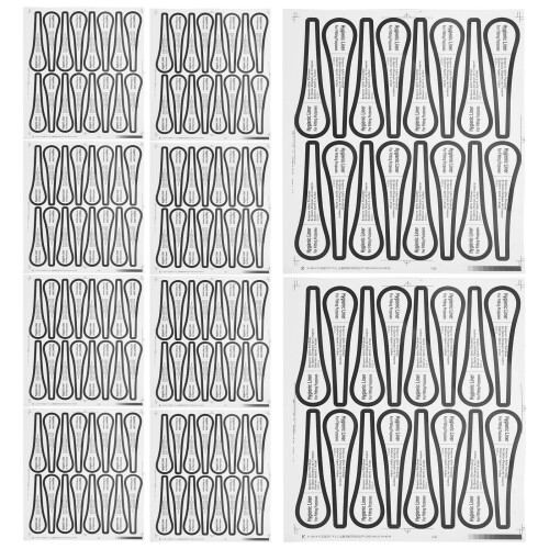 600Pièces Stickers De Protection Adhésifs Multicolores Pour Maillots 2