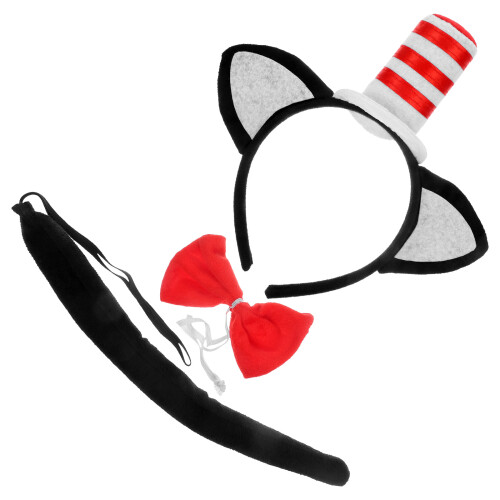 3Ensembles -Tête Chat Oreilles Costume Queue Accessoires Cosplay 1