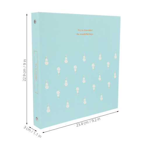 2Pièces Carnet Floraux Papier Vert Pour Stockage 1