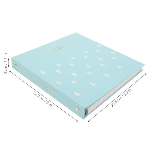 2Pièces Carnet Floraux Papier Vert Pour Stockage 2