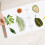 2Pièces Carnet Floraux Papier Vert Pour Stockage 4
