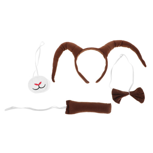 4Ensembles Bandeau Halloween Cornes D’antilope Tissu 1