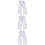 3Paires Blanches Japonaises Tabi Doigts Confortables 9