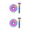 2Ensembles Cache Bouchon De Direction Titane Multi Usage 6