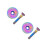 2Ensembles Cache Bouchon De Direction Titane Multi Usage 7