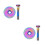 2Ensembles Cache Bouchon De Direction Titane Multi Usage 9