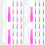 40Pièces Retire Lentilles Silicone Violet Compact Réutilisable Voyage 7