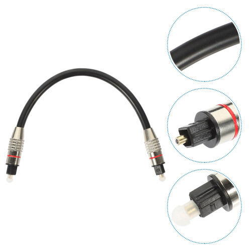 4Pièces Câbles Audio Optiques Numériques Pvc+pmmc Pour 2