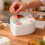 9Pcs Heart Foam Cake Dummies White Portable Baking Practice Props 6