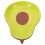 3Pièces Plats Dessert Céramique Avocat Vert Clair Pour 2