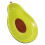 3Pièces Plats Dessert Céramique Avocat Vert Clair Pour 3