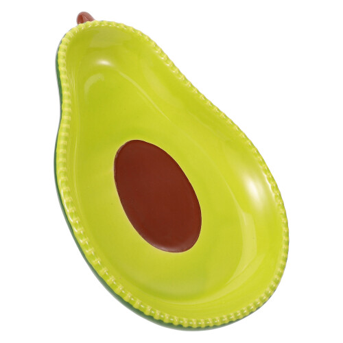 3Pièces Plats Dessert Céramique Avocat Vert Clair Pour 2