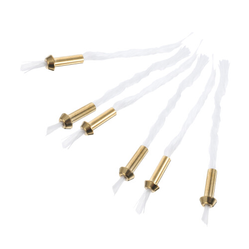 30Pièces Mèches Remplacement Coton Pour Lampe Huile Alliage 1