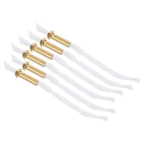 30Pièces Mèches Remplacement Coton Pour Lampe Huile Alliage 2