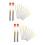 4Ensembles Aiguilles Ouvertures Acier Inoxydable 7