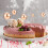 90Pcs Golden Ball Cake Topper Plastic Dessert Decorations 11